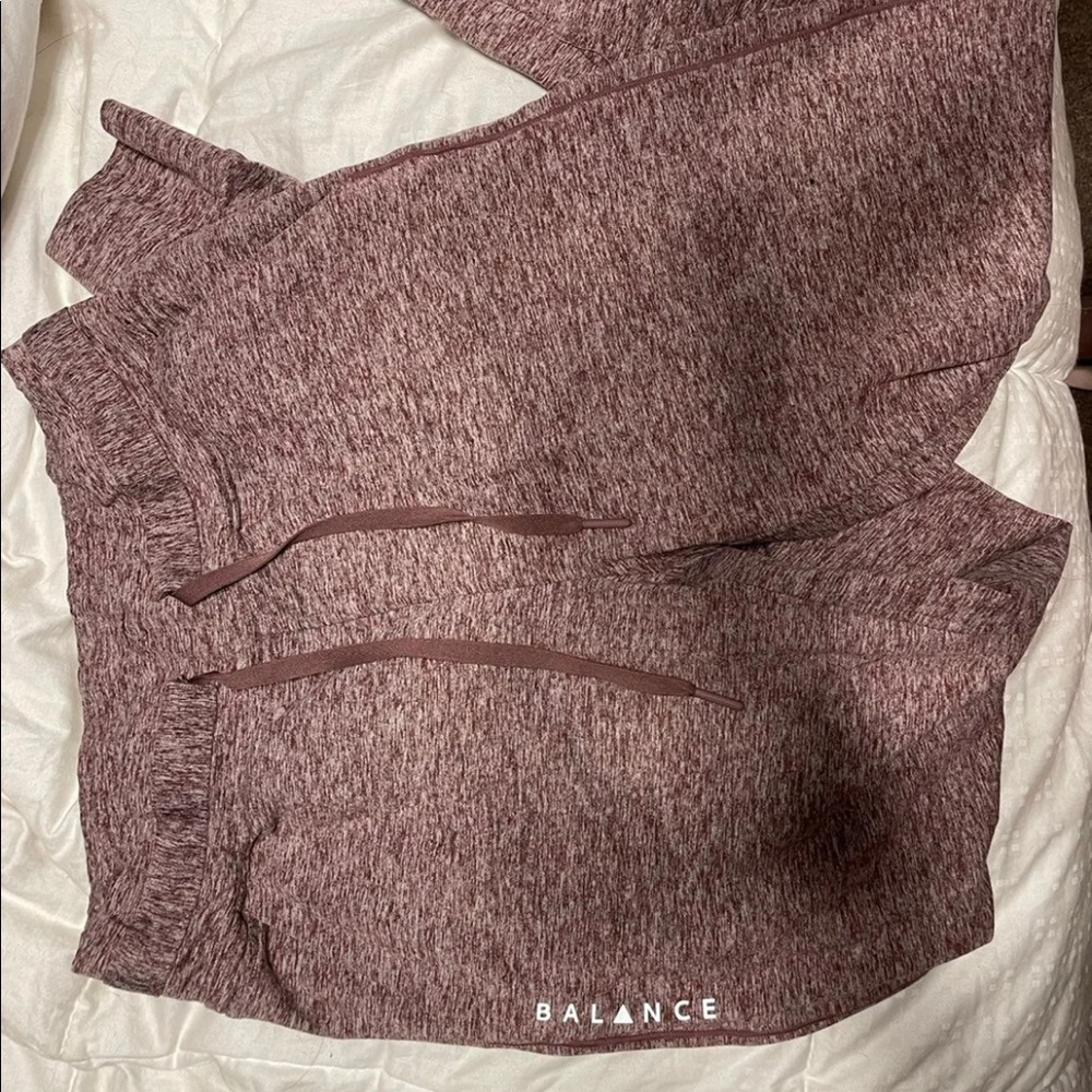 Balance Athletica Pink Heathered Joggers